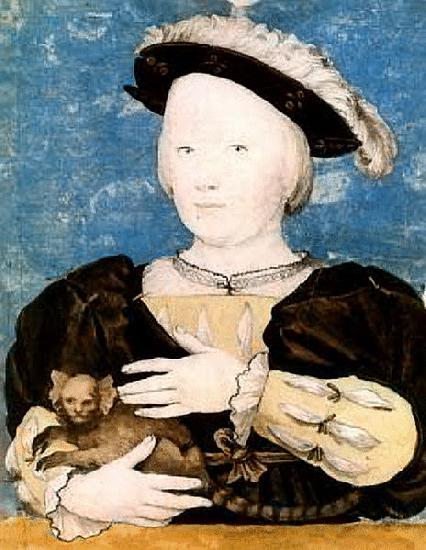 HOLBEIN, Hans the Younger Boy with marmoset oil painting image